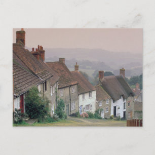 Europa, Engeland, Dorset, Gold Hill, Shaftesbury. Briefkaart