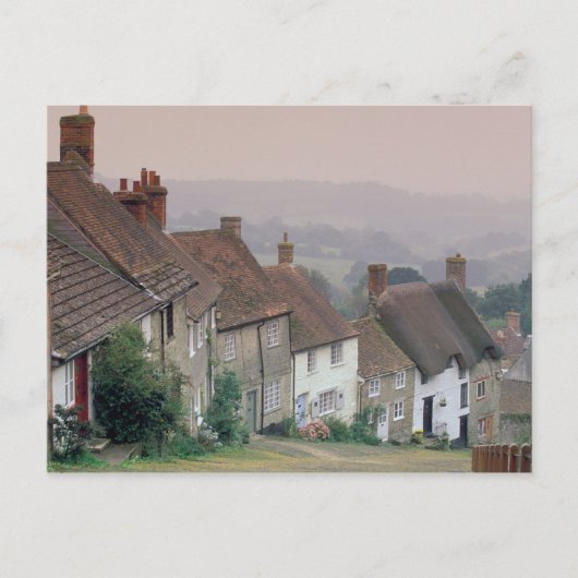 Europa, Engeland, Dorset, Gold Hill, Shaftesbury. Briefkaart (Voorkant)