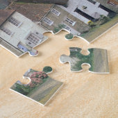 Europa, Engeland, Dorset, Gold Hill, Shaftesbury. Legpuzzel (Zijkant)