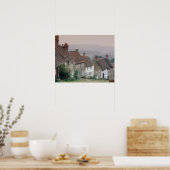 Europa, Engeland, Dorset, Gold Hill, Shaftesbury. Poster (Keuken)