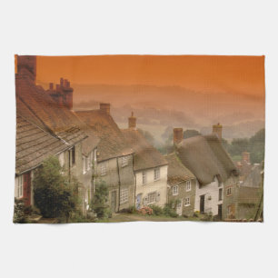 Europa, Engeland, Dorset, Shaftesbury. Gouden heuv Theedoek