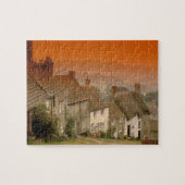 Europa, Engeland, Dorset, Shaftesbury. goudheuvel Legpuzzel (Horizontaal)