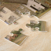 Europa, Engeland, Dorset, Shaftesbury. goudheuvel Legpuzzel (Zijkant)