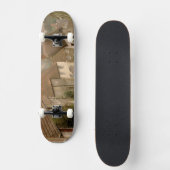 Europa, Engeland, Dorset, Shaftesbury. goudheuvel Skateboard (Voorkant)