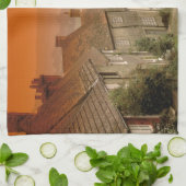 Europa, Engeland, Dorset, Shaftesbury. goudheuvel Theedoek (Gevouwen)