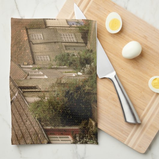 Europa, Engeland, Dorset, Shaftesbury. goudheuvel Theedoek (Quarter Fold)