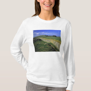 Europa, Engeland, Hadrians muur. De stenen van T-shirt
