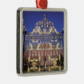 Europa, Engeland, Londen. Goudhek buiten Metalen Ornament (Rechts)