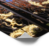 Europa, Engeland, Londen. Goudhek buiten Poster (Hoek)