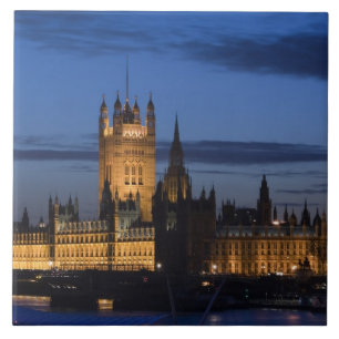 Europa, ENGELAND, Londen: Houses of Parliament / Tegeltje