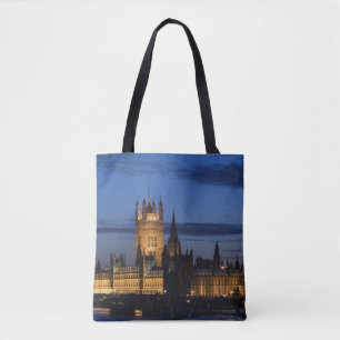 Europa, ENGELAND, Londen: Houses of Parliament Tote Bag