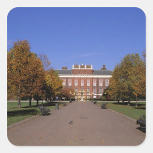 Europa, Engeland, Londen. Kensington Palace in Vierkante Sticker