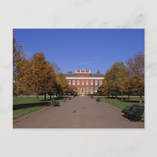 Europa, Engeland, Londen. Kensington-paleis in Briefkaart (Voorkant)