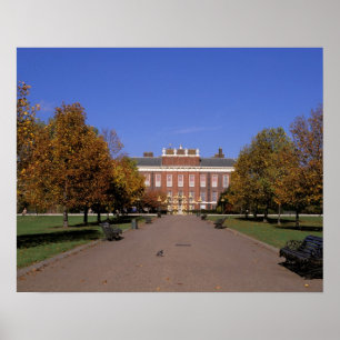 Europa, Engeland, Londen. Kensington-paleis in Poster