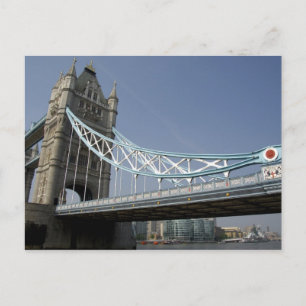 Europa, Engeland, Londen. Tower Bridge over de 2 Briefkaart