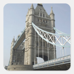 Europa, Engeland, Londen. Tower Bridge over de Vierkante Sticker