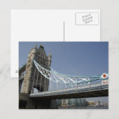 Europa, Engeland, Londen. Towerbrug over de 2 Briefkaart (Voorkant / Achterkant)