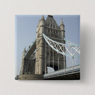 Europa, Engeland, Londen. Towerbrug over de Vierkante Button 5,1 Cm