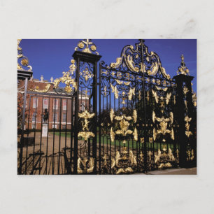 Europa, Engeland, Londen. Vergulde poort buiten 2 Briefkaart