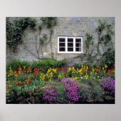 Europa, Engeland, Teffont Magna. Vulling van vloer Poster (Voorkant)