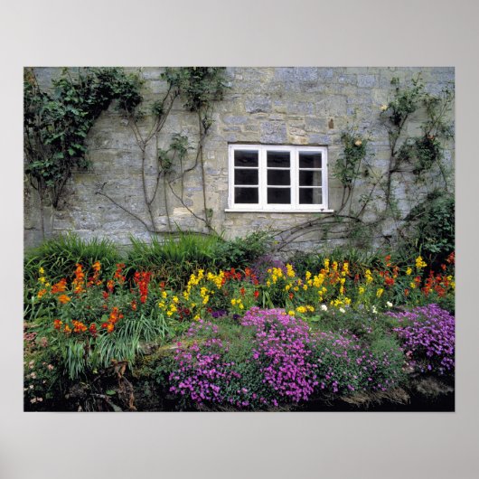 Europa, Engeland, Teffont Magna. Vulling van vloer Poster (Voorkant)