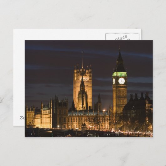 Europa, ENGLAND, Londen: Huizen van het Parlement  Briefkaart (Voorkant / Achterkant)