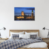 Europa, ENGLAND, Londen: Huizen van het Parlement  Canvas Afdruk (Insitu (Slaapkamer))