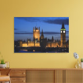 Europa, ENGLAND, Londen: Huizen van het Parlement  Canvas Afdruk (Insitu (Woonkamer))