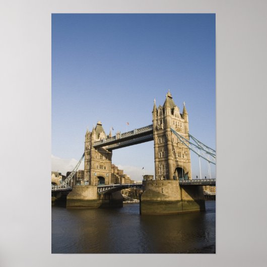 Europa, ENGLAND, Londen: Towerbrug / Late Poster (Voorkant)