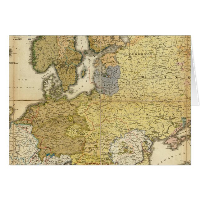Europa - Ethnografiekaart (Voorkant Horizontaal)