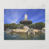 Europa, Frankrijk, Aix-en-Provence. Fontaine de Briefkaart (Voorkant)
