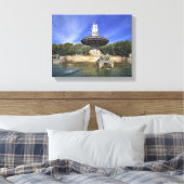 Europa, Frankrijk, Aix-en-Provence. Fontaine de Canvas Afdruk (Insitu (Slaapkamer))