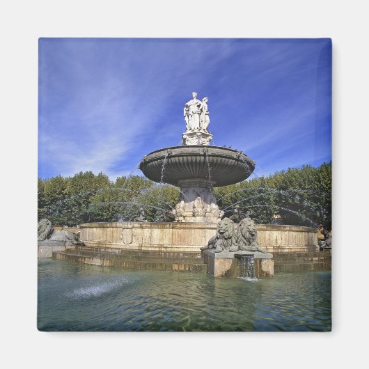 Europa, Frankrijk, Aix-en-Provence. Fontaine de Magneet (Voorkant)