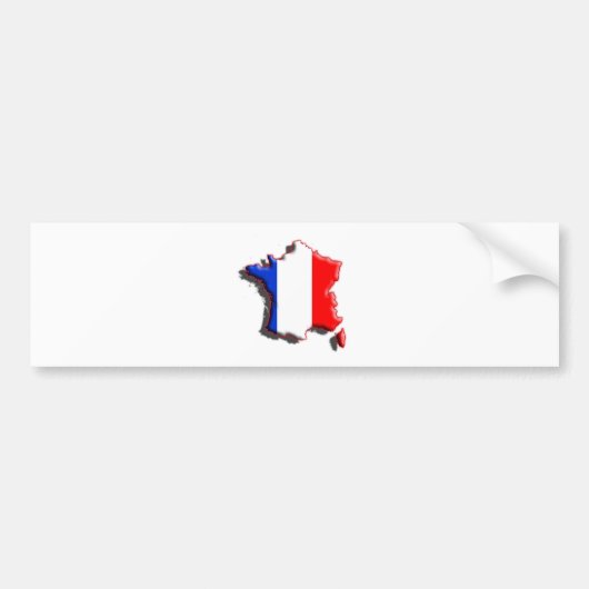 Europa: Frankrijk Bumpersticker (Voorkant)