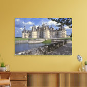 Europa, Frankrijk, Chambord. Chateau opleggen Canvas Afdruk (Insitu (Woonkamer))