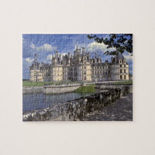 Europa, Frankrijk, Chambord. Chateau opleggen Legpuzzel (Horizontaal)