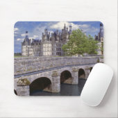 Europa, Frankrijk, Chambord. Een steenbrug leidt Muismat (Met muis)