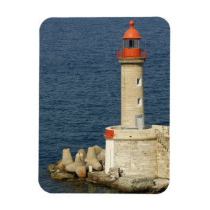 Europa, Frankrijk, Corsica, Bastia.  Haven Magneet