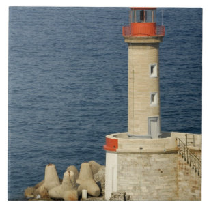 Europa, Frankrijk, Corsica, Bastia. Haven Tegeltje