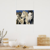 Europa, Frankrijk, Ile del la Camargue. Camargue 3 Poster (Keuken)