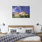 Europa, Frankrijk, Languedoc, Aude, Carcassonne, Canvas Afdruk (Insitu (Slaapkamer))
