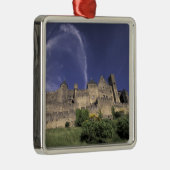 Europa, Frankrijk, Languedoc; Aude; Carcassonne Metalen Ornament (Rechts)