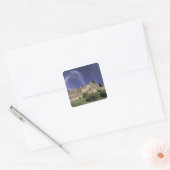 Europa, Frankrijk, Languedoc, Aude, Carcassonne, Vierkante Sticker (Envelop)