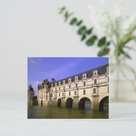 Europa, Frankrijk, Loire Valley. Chateau Briefkaart (Staand voorkant)