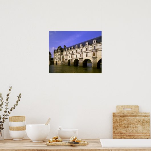 Europa, Frankrijk, Loire Valley. Chateau Poster (Keuken)