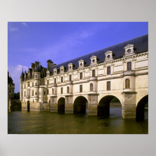 Europa, Frankrijk, Loirevallei. Kasteel Poster