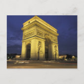 Europa, Frankrijk, Parijs. Arc de Triomphe Briefkaart (Voorkant)