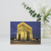 Europa, Frankrijk, Parijs. Arc de Triomphe Briefkaart (Staand voorkant)