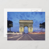 Europa, Frankrijk, Parijs. Arc de Triomphe Briefkaart (Voorkant / Achterkant)