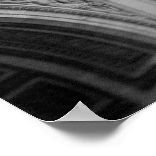 Europa, Frankrijk, Parijs. Arc de Triomphe en Poster (Hoek)